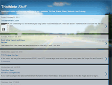 Tablet Screenshot of blog.triathletestuff.com